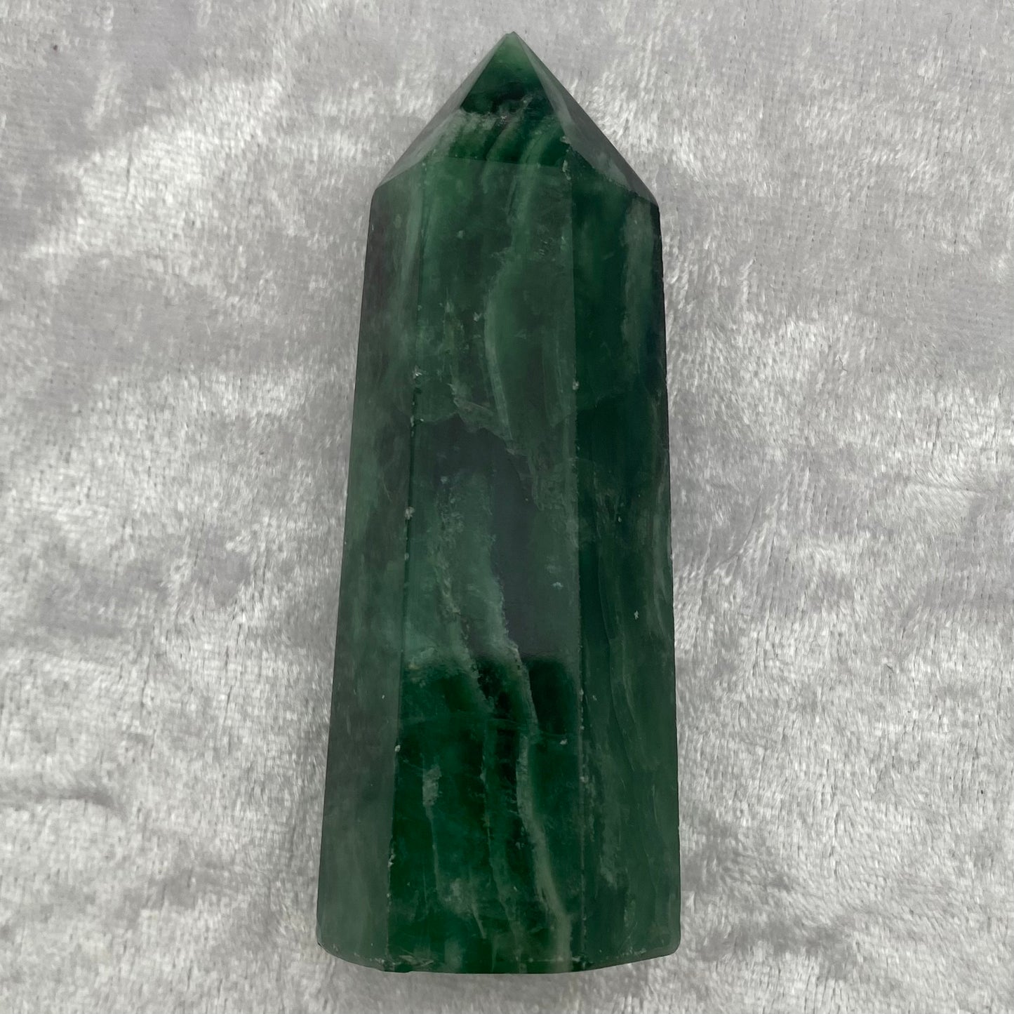 Dark Green Fluorite Tower