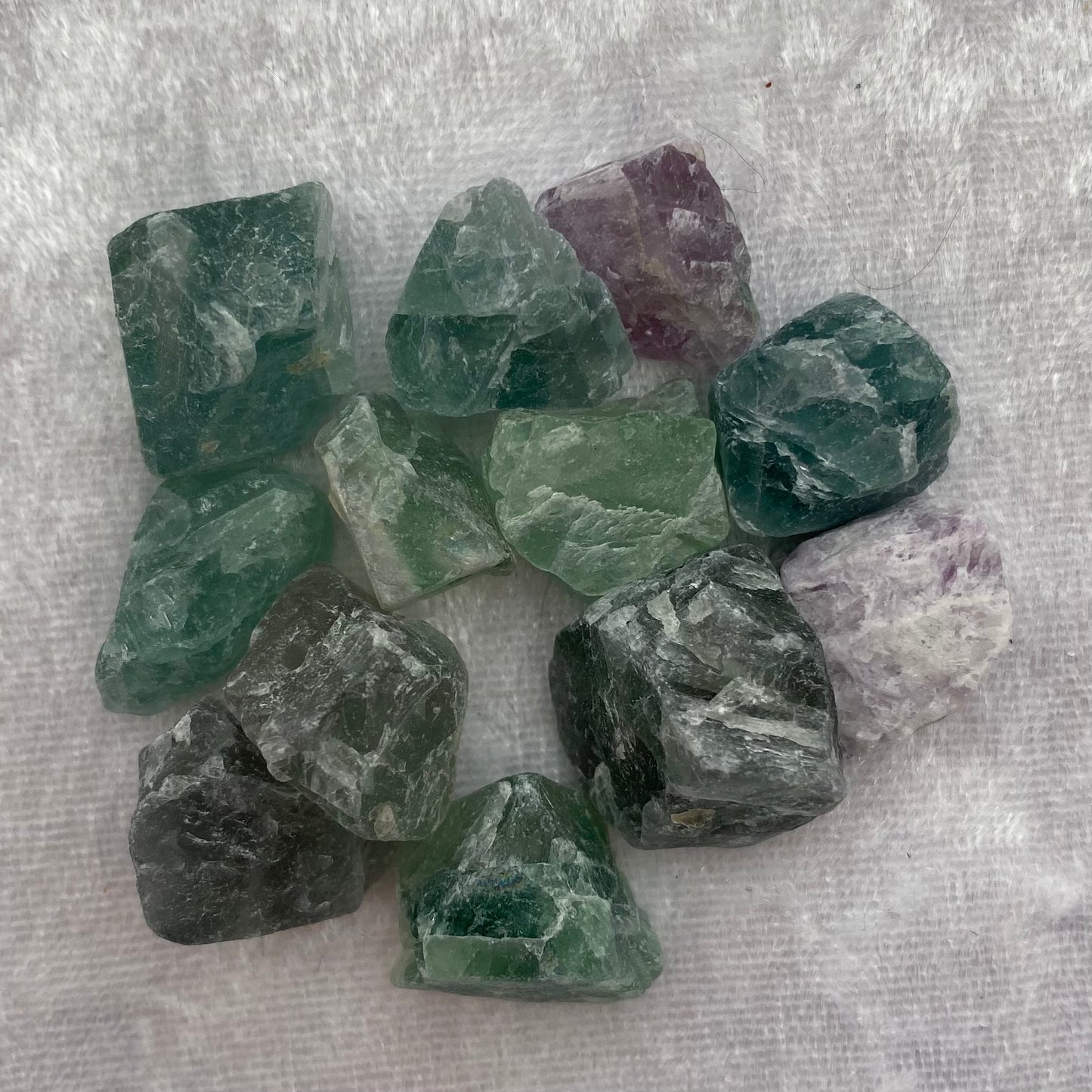 Small rough Rainbow Fluorite