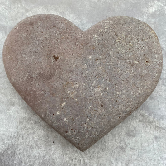 Large Pink Amethyst heart