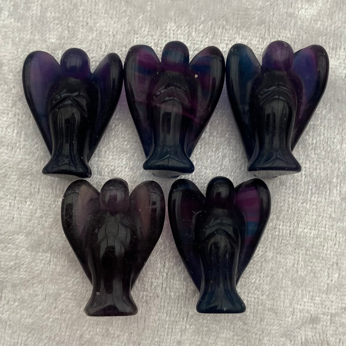 Rainbow Fluorite mini angels