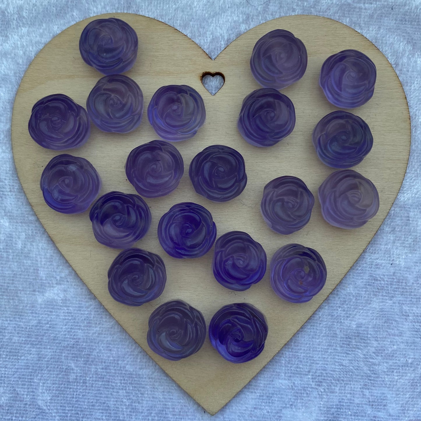 Purple Fluorite rose flowers