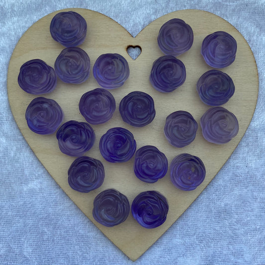 Purple Fluorite rose flowers