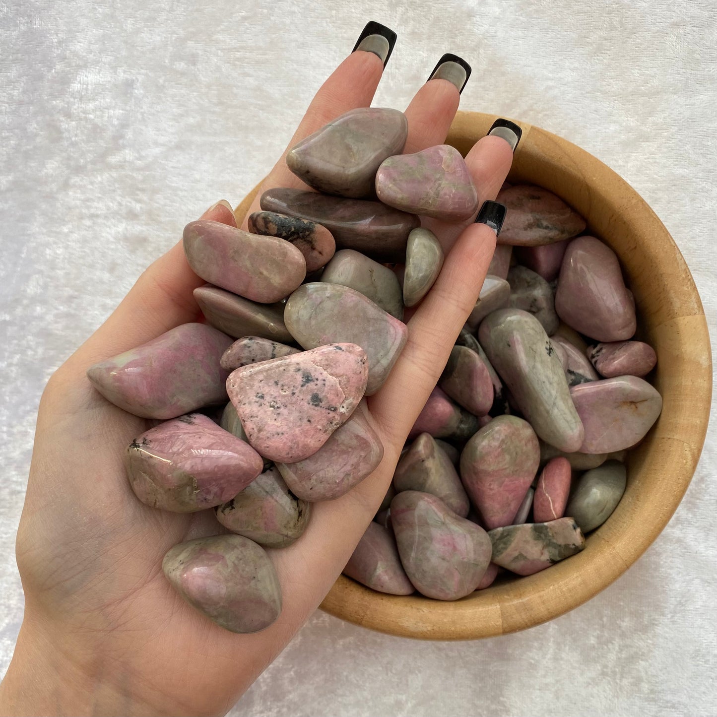 Rhodonite tumblestones