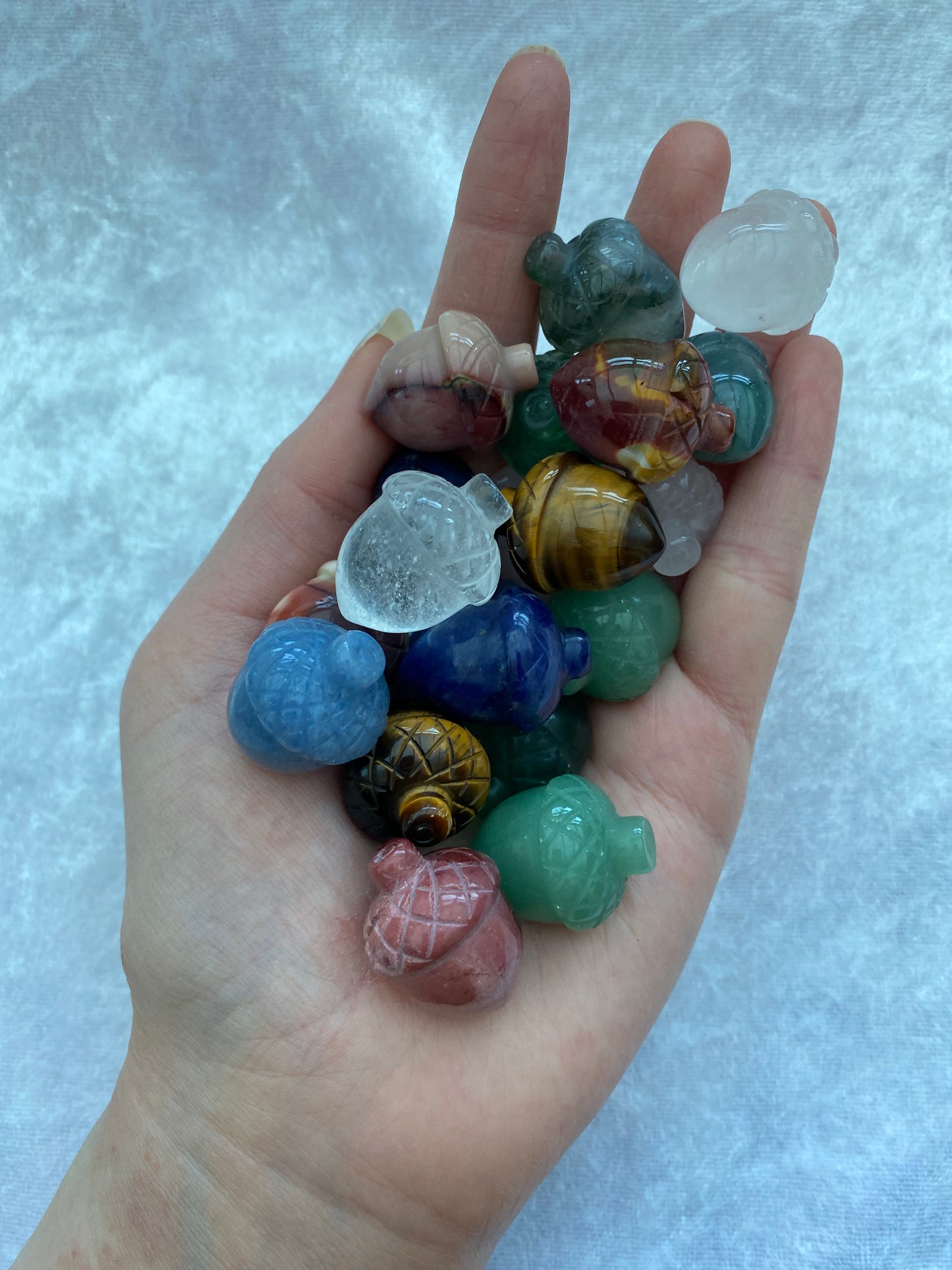 Mini Acorn carvings