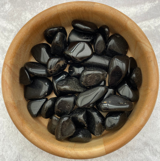 Sheen Obsidian tumblestones