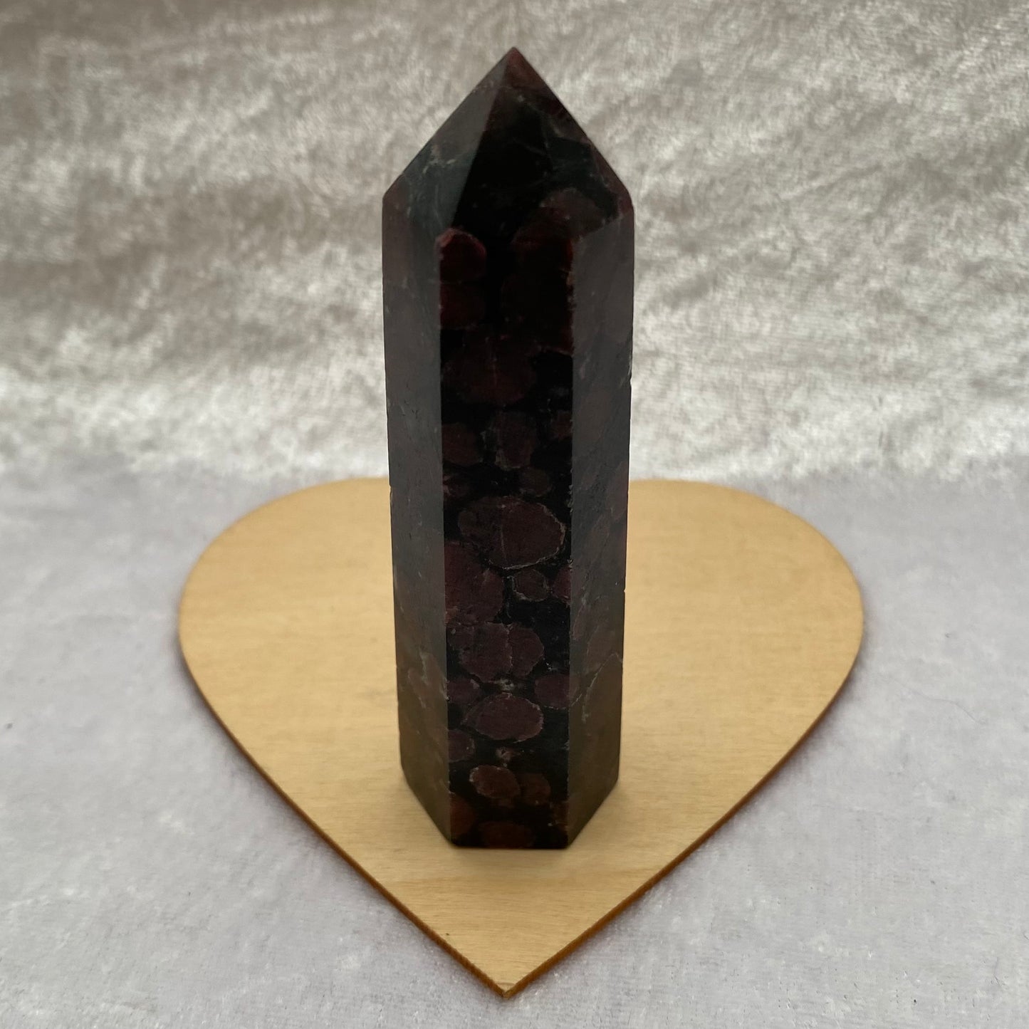 Garnet in Astrophyllite Tower