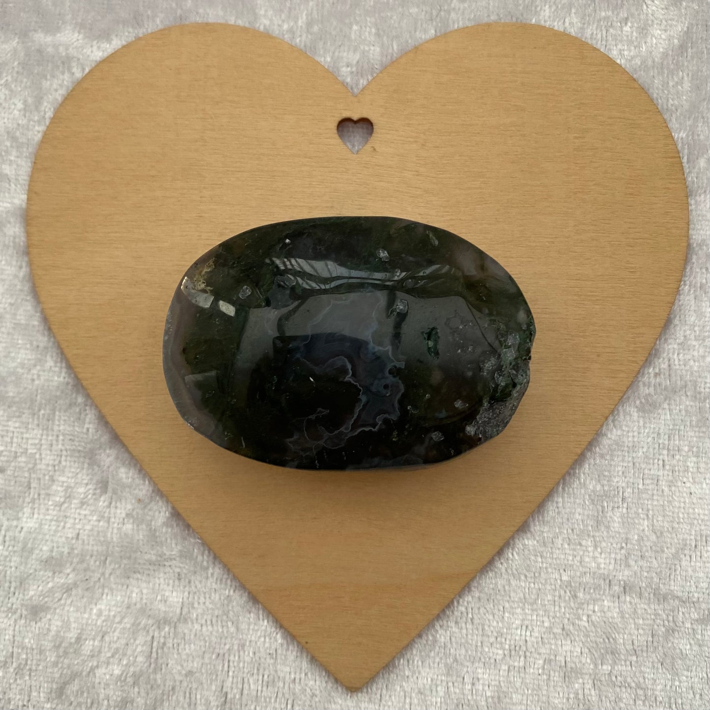 Moss Agate palmstone