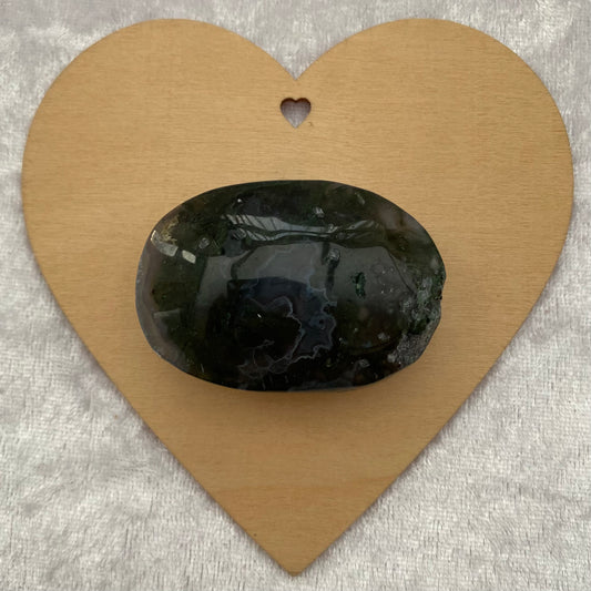 Moss Agate palmstone