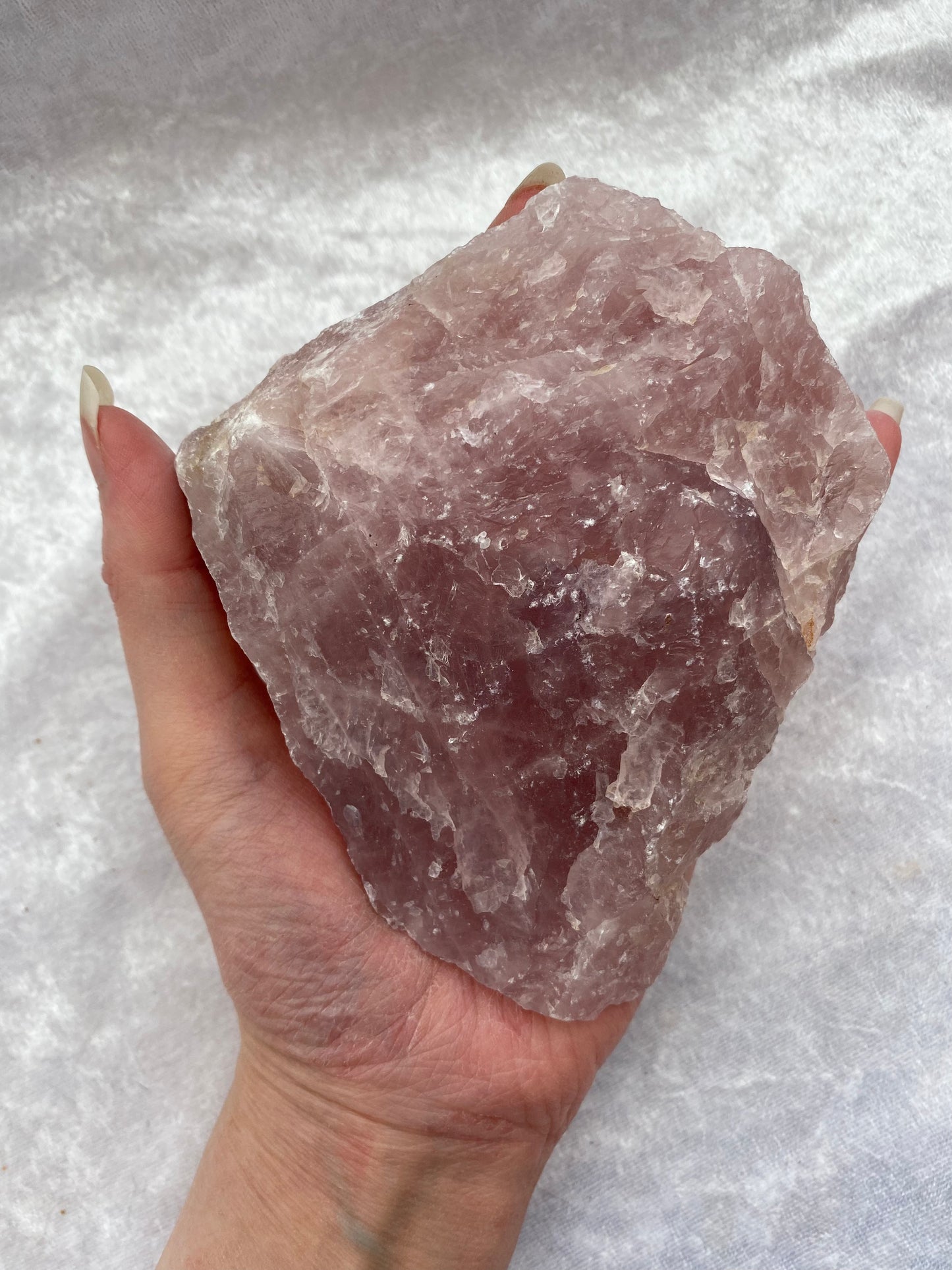 Large rough Rose Quartz chunks
