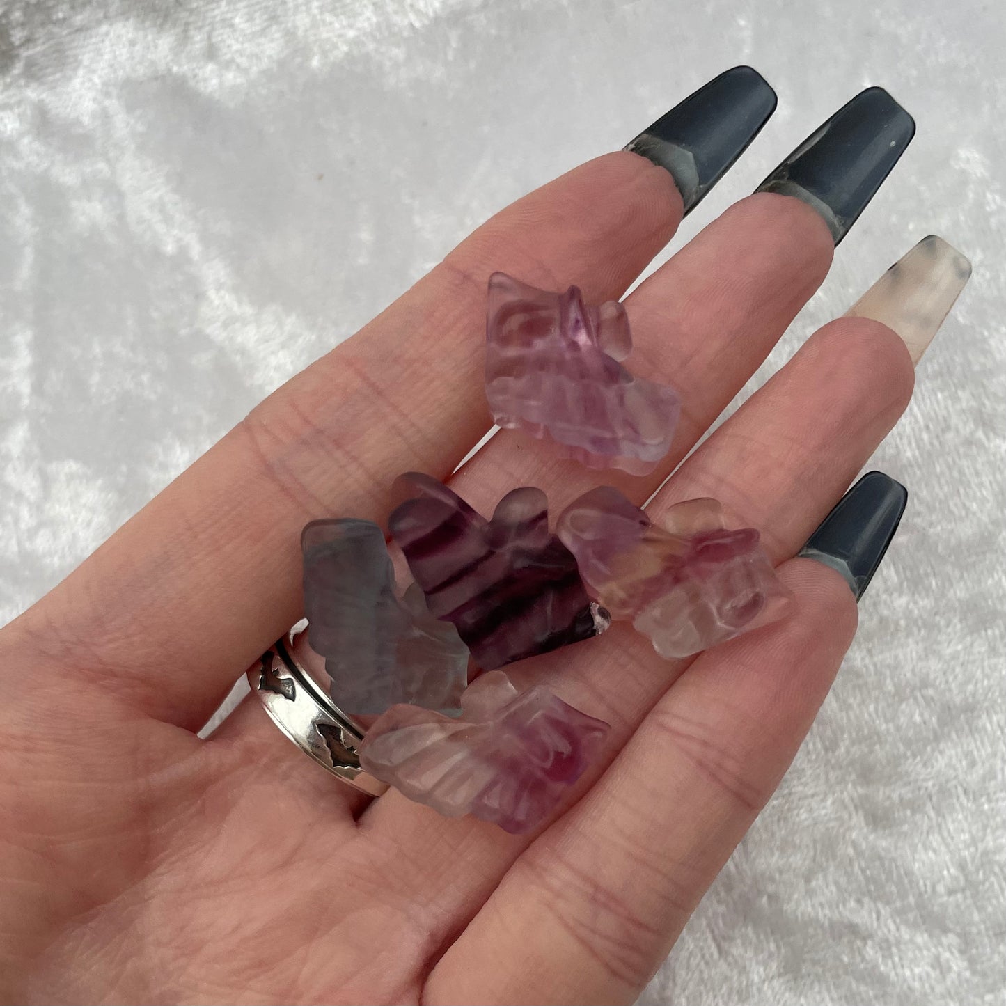 Mini Rainbow Fluorite Fairy