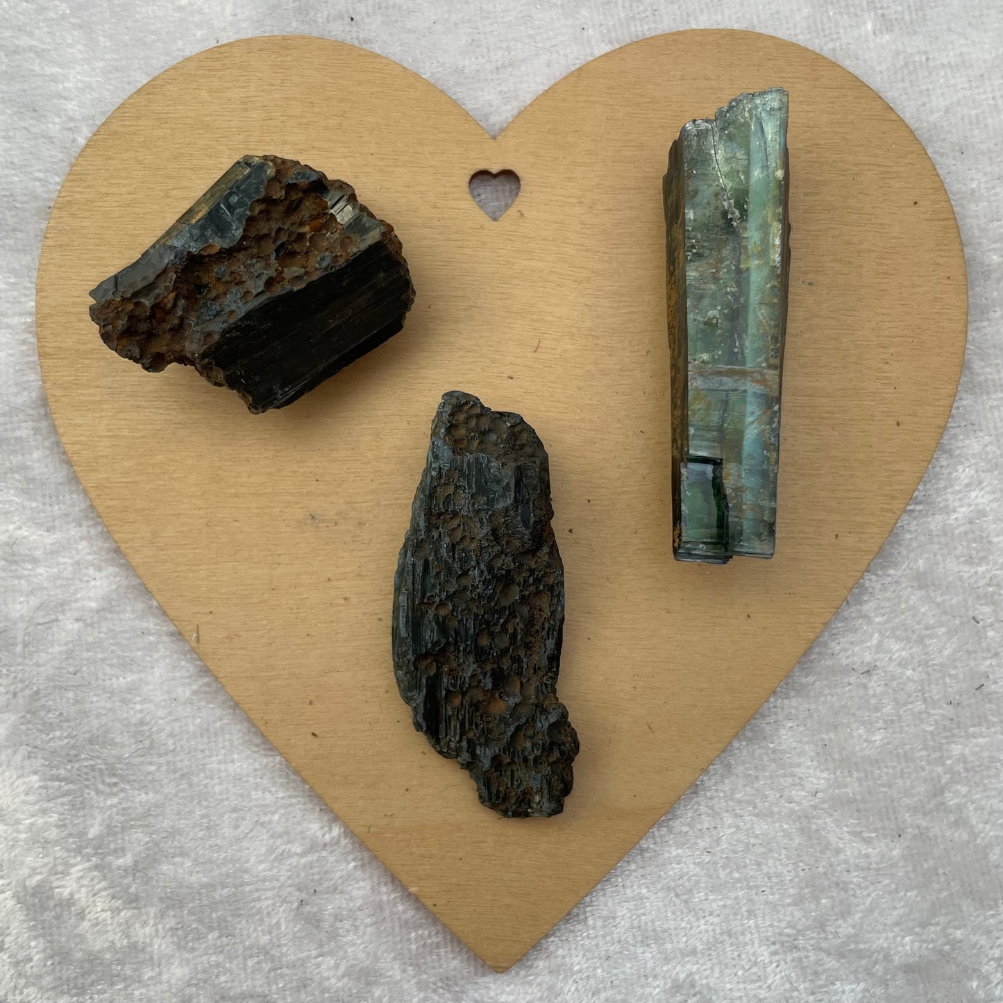Natural Vivianite Pieces