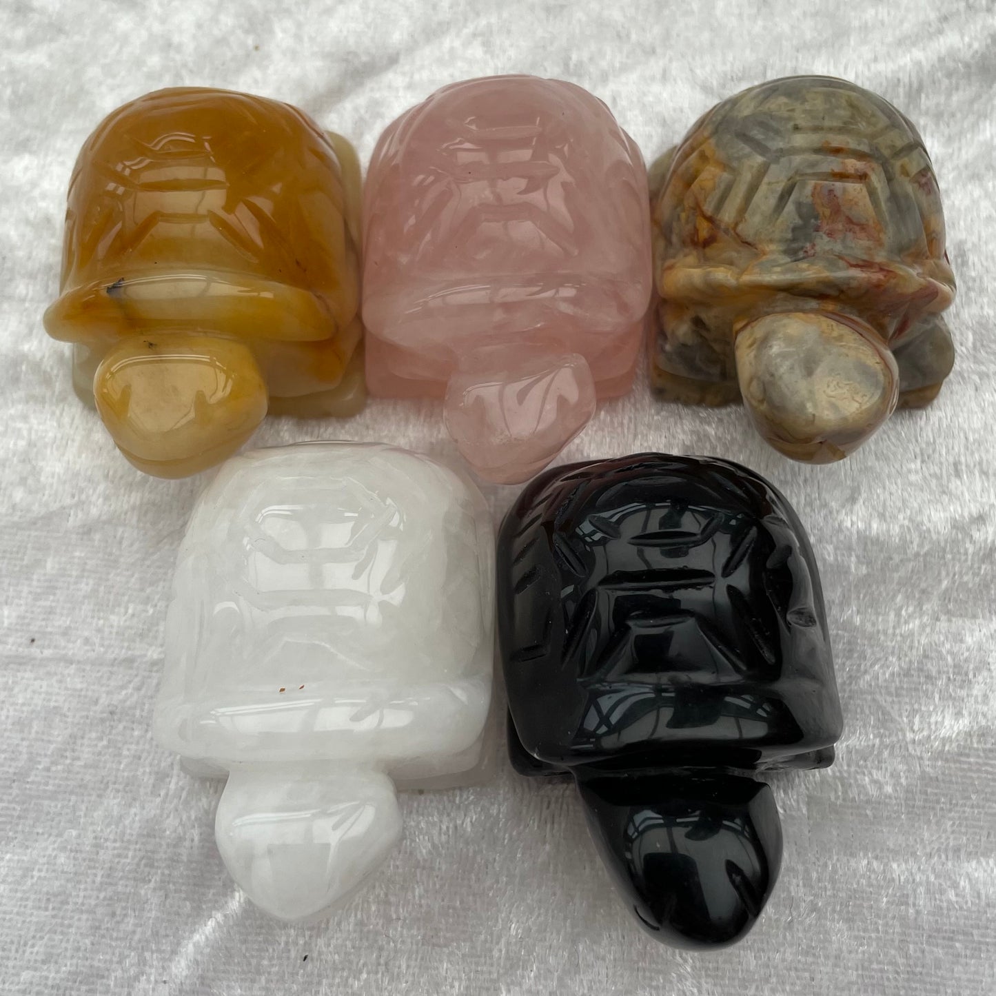Crystal Tortoise Carvings