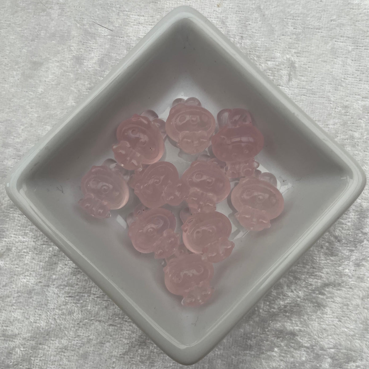Mini Rose Quartz Sanrio My Melody Carvings