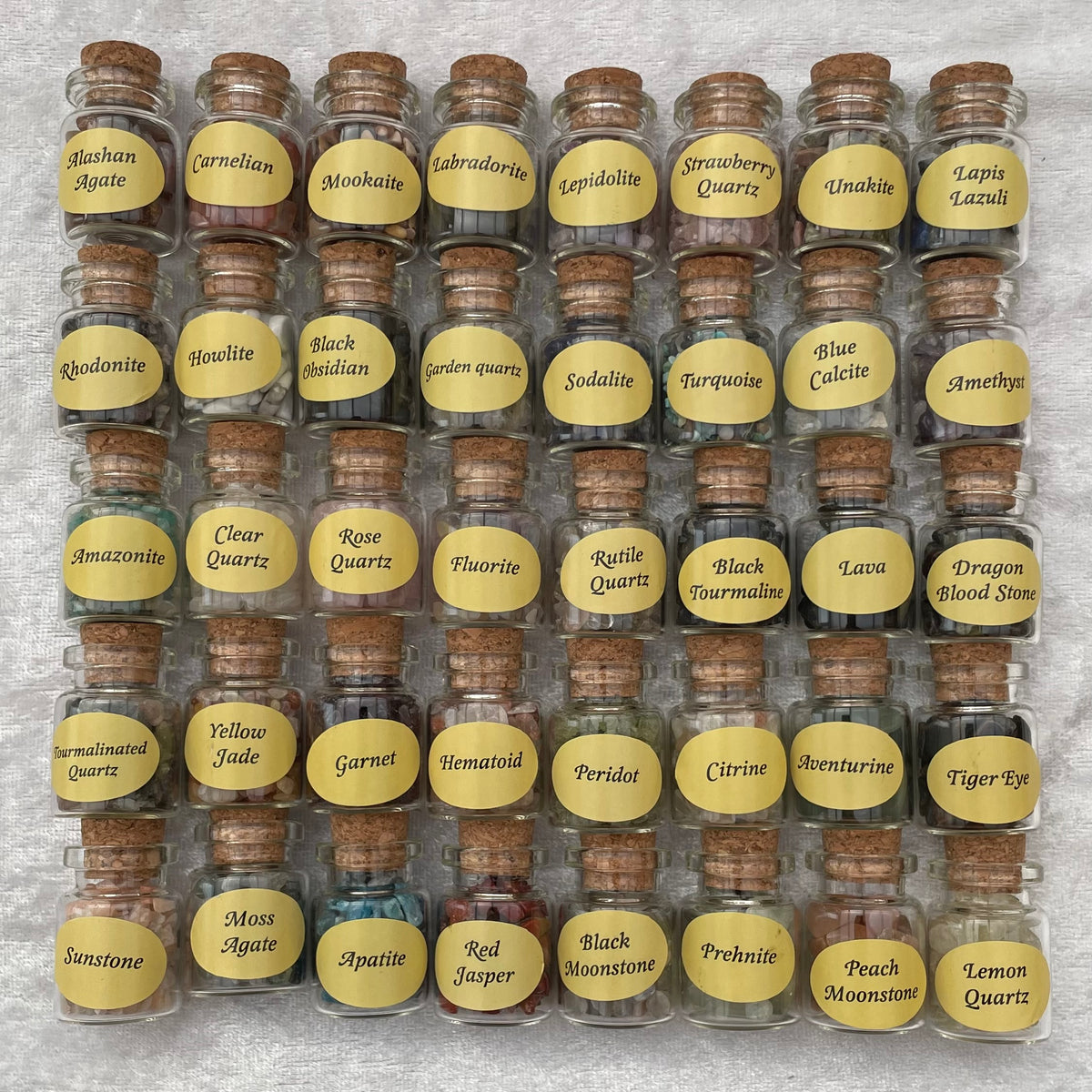 Mini Crystal Chip Bottles