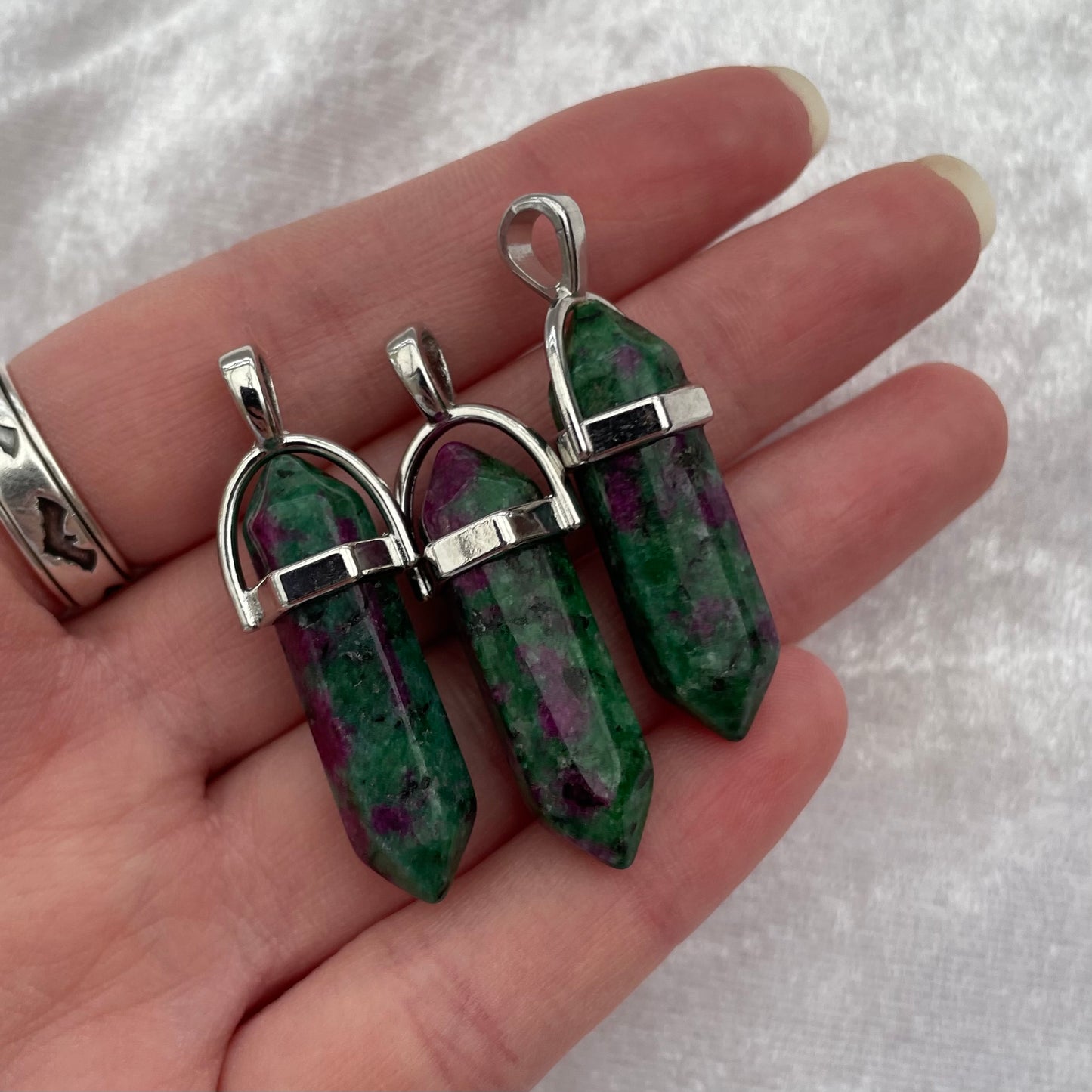 Ruby Zoisite DT Pendants