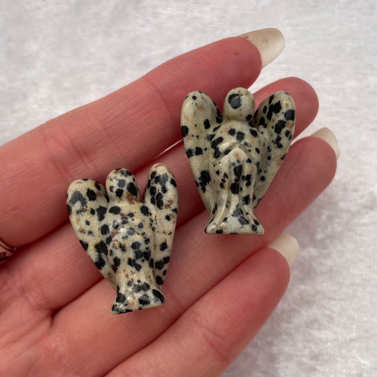 Dalmatian Jasper Mini Angels