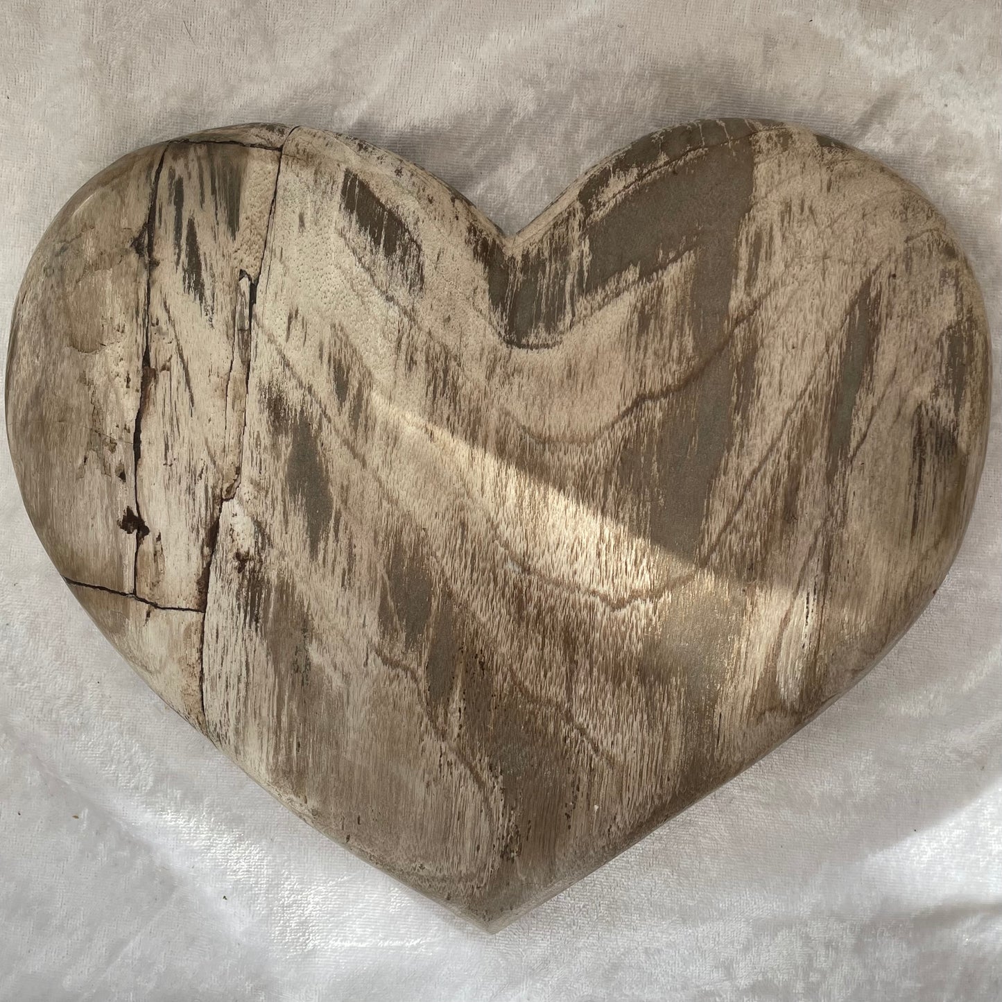 Large Pertified Wood Heart