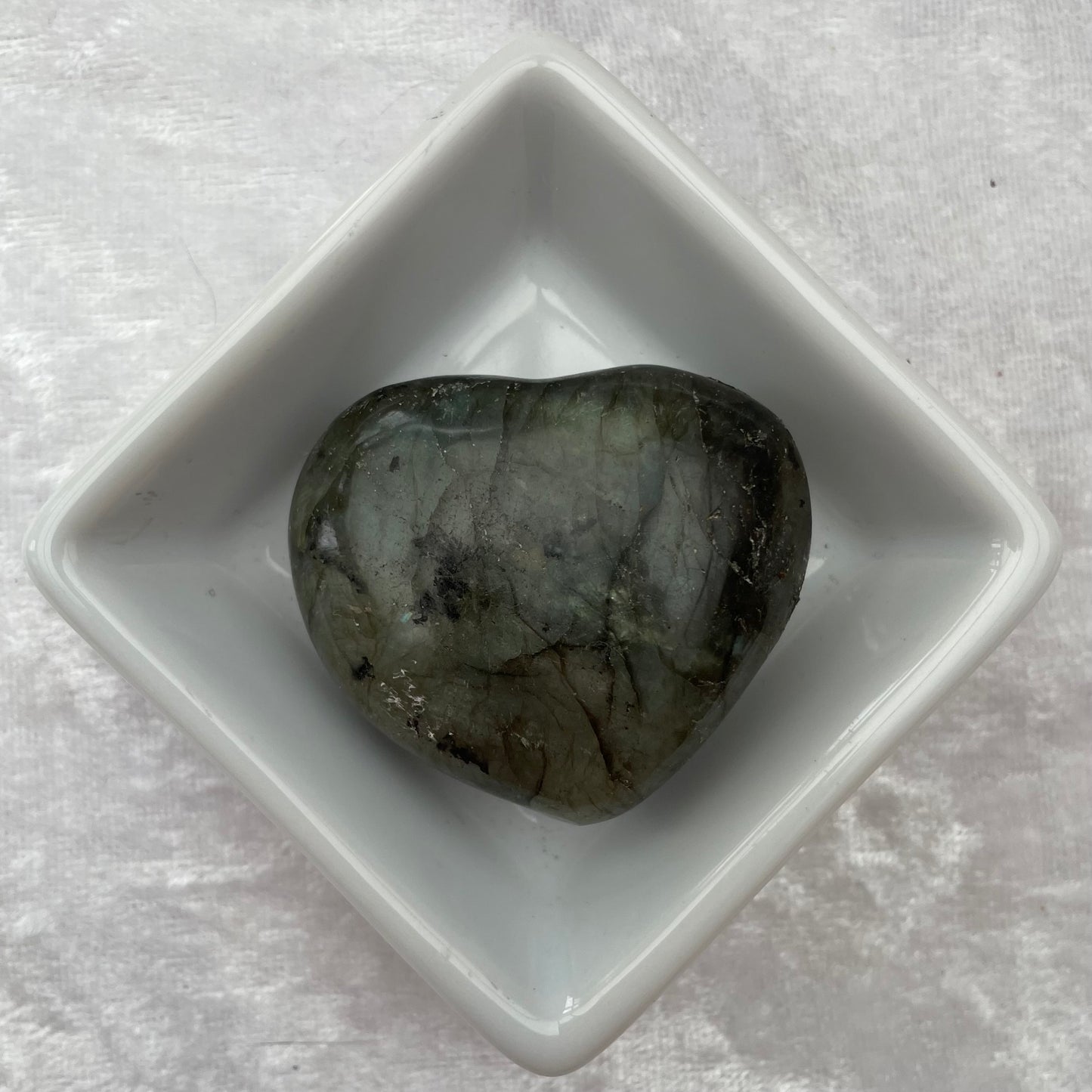 Labradorite Heart