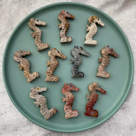 Soapstone Seahorses