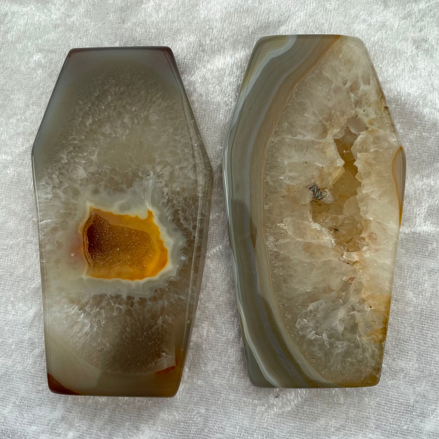 Druzy Agate Coffins