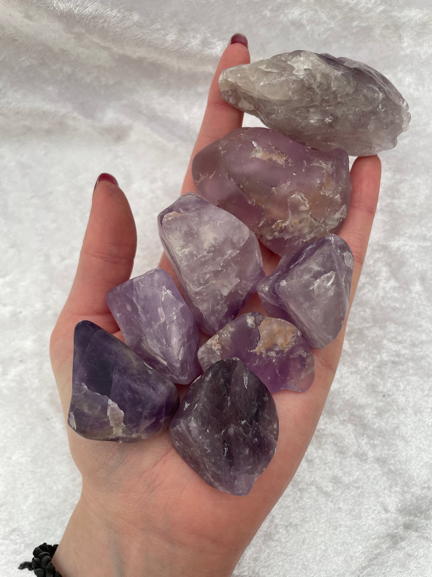Half Tumbled Rough Amethyst