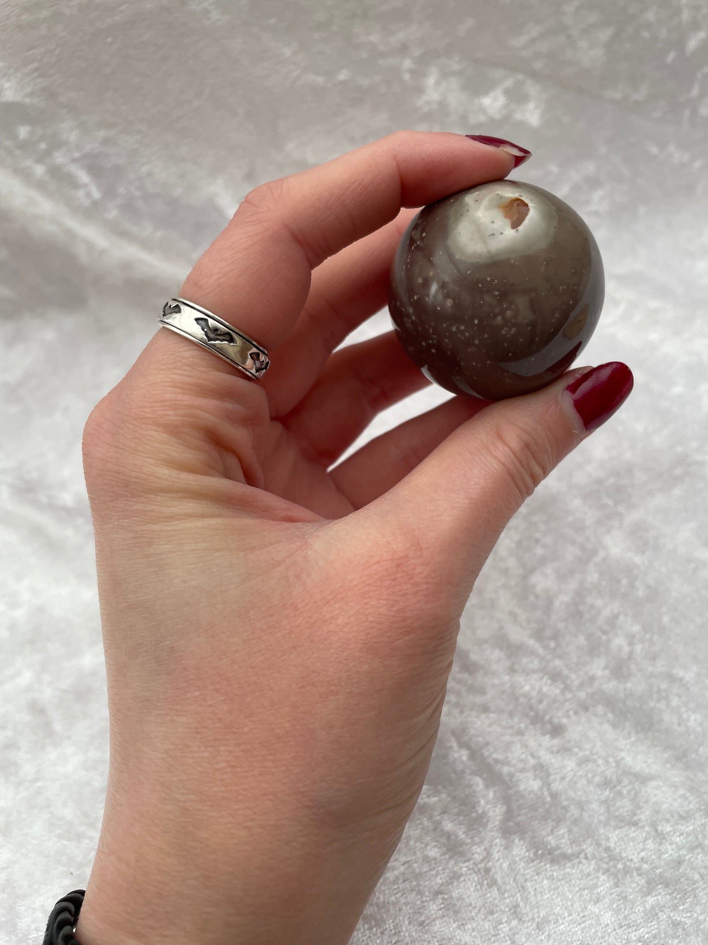Small Brown Ocean Jasper Sphere