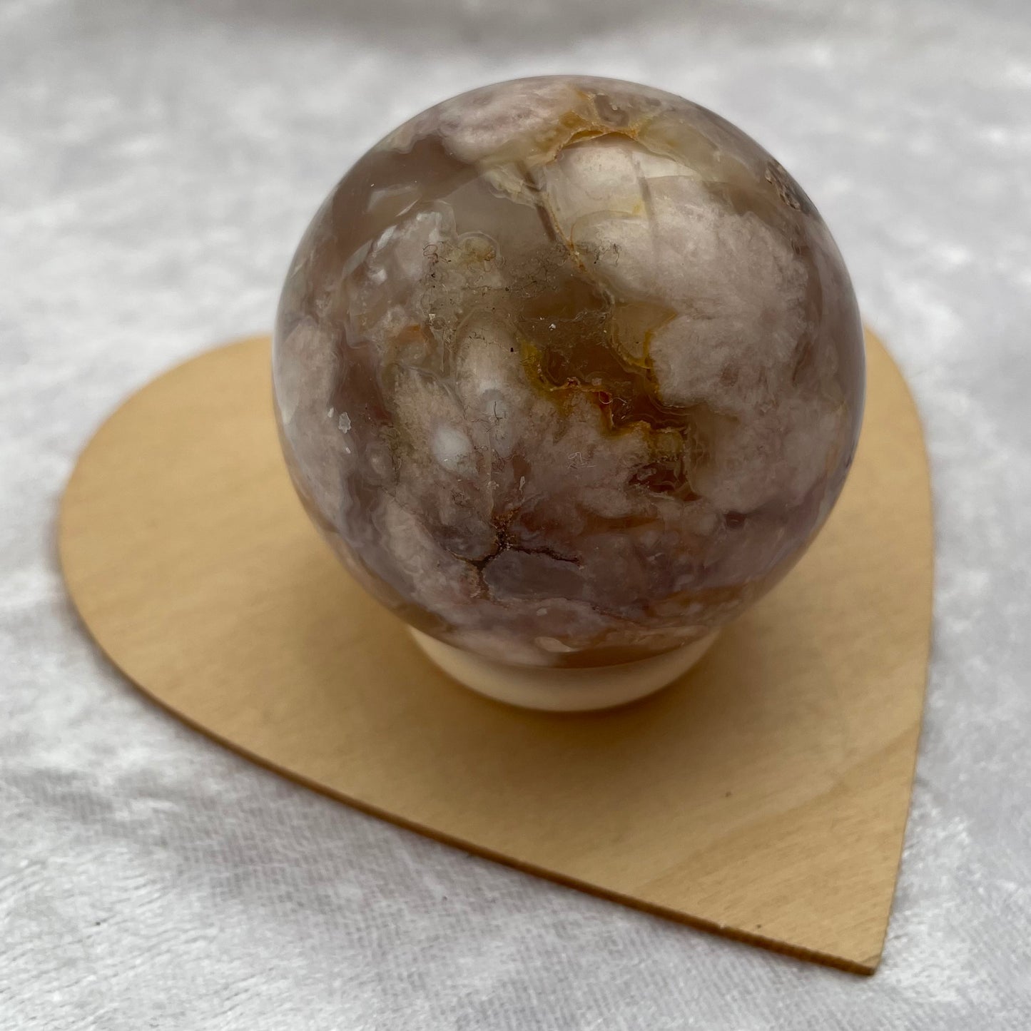 Blossom Agate Sphere