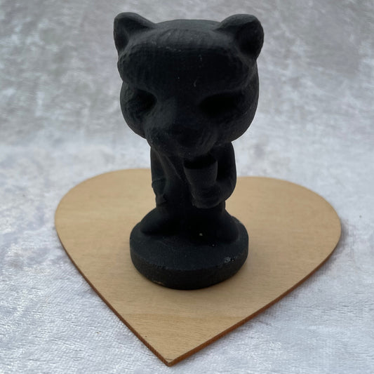 Black Obsidian Cheetah Carving