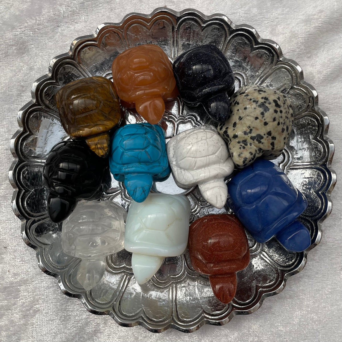 Crystal Tortoise Carvings