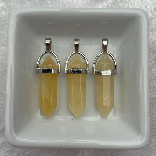 Yellow Aventurine DT Pendants