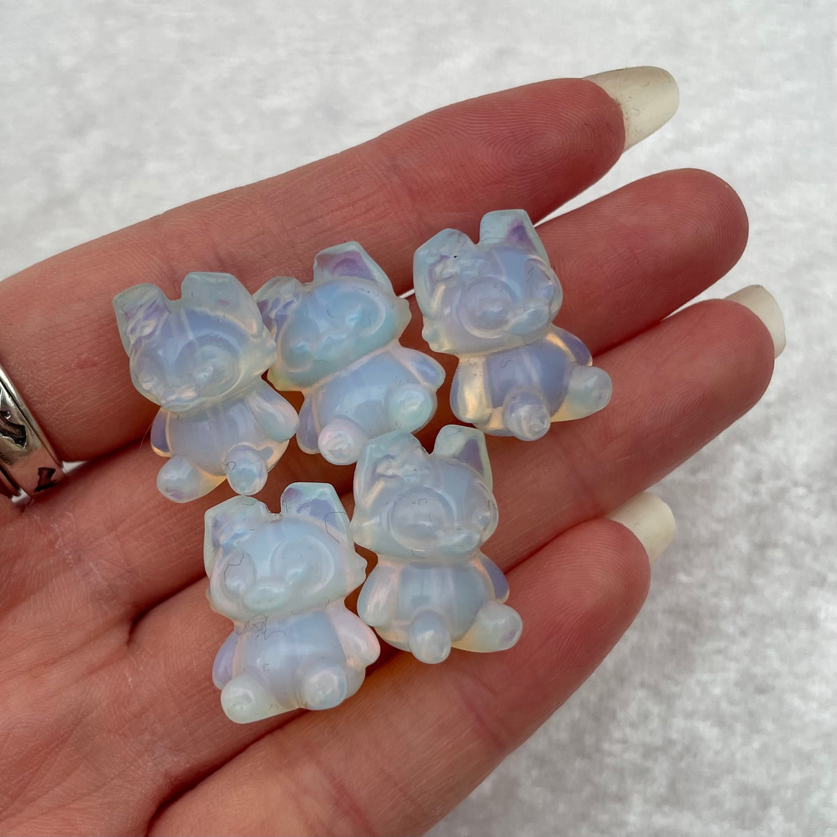 Mini Opalite LinaBell Fox Carvings