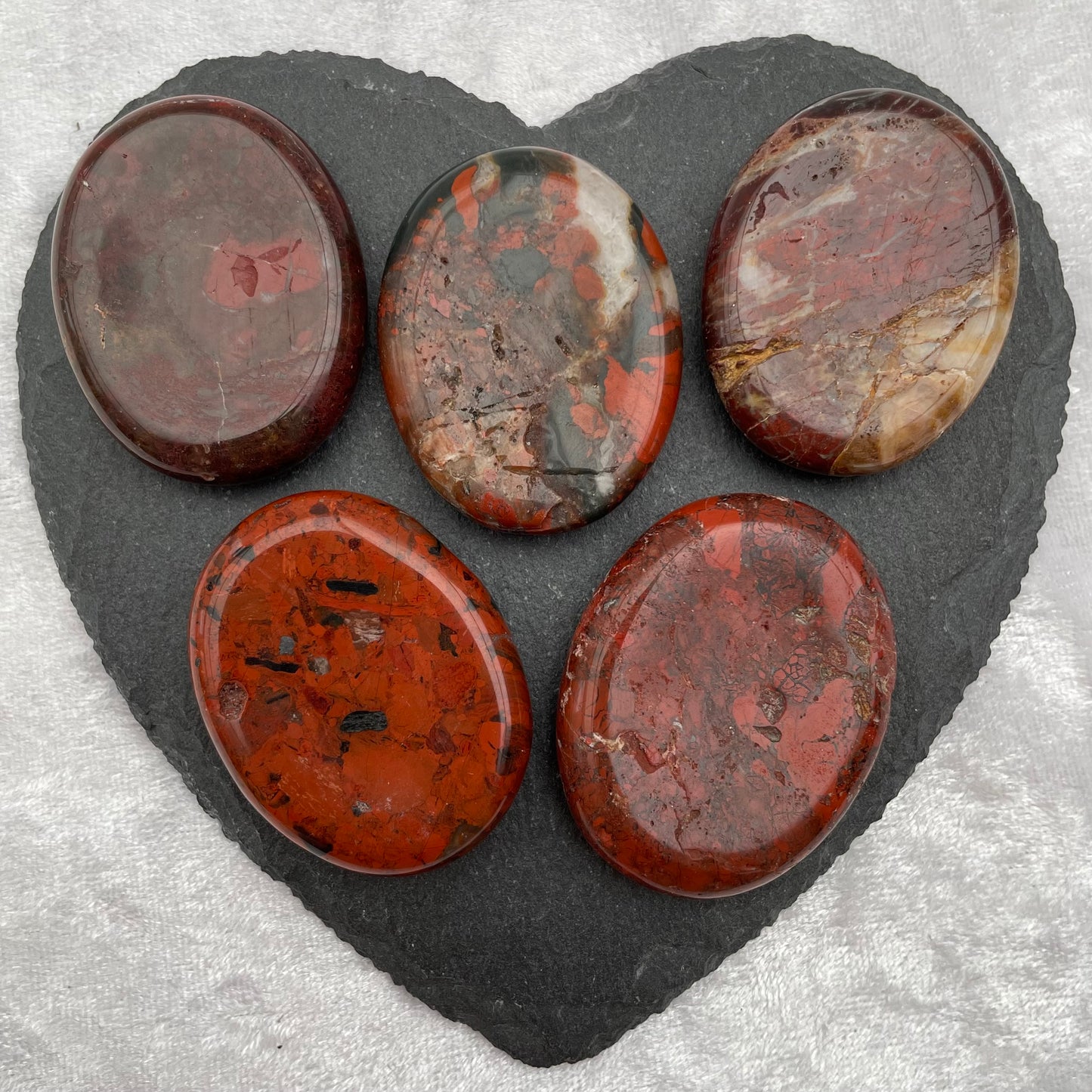 Brecciated Jasper Worry Stones