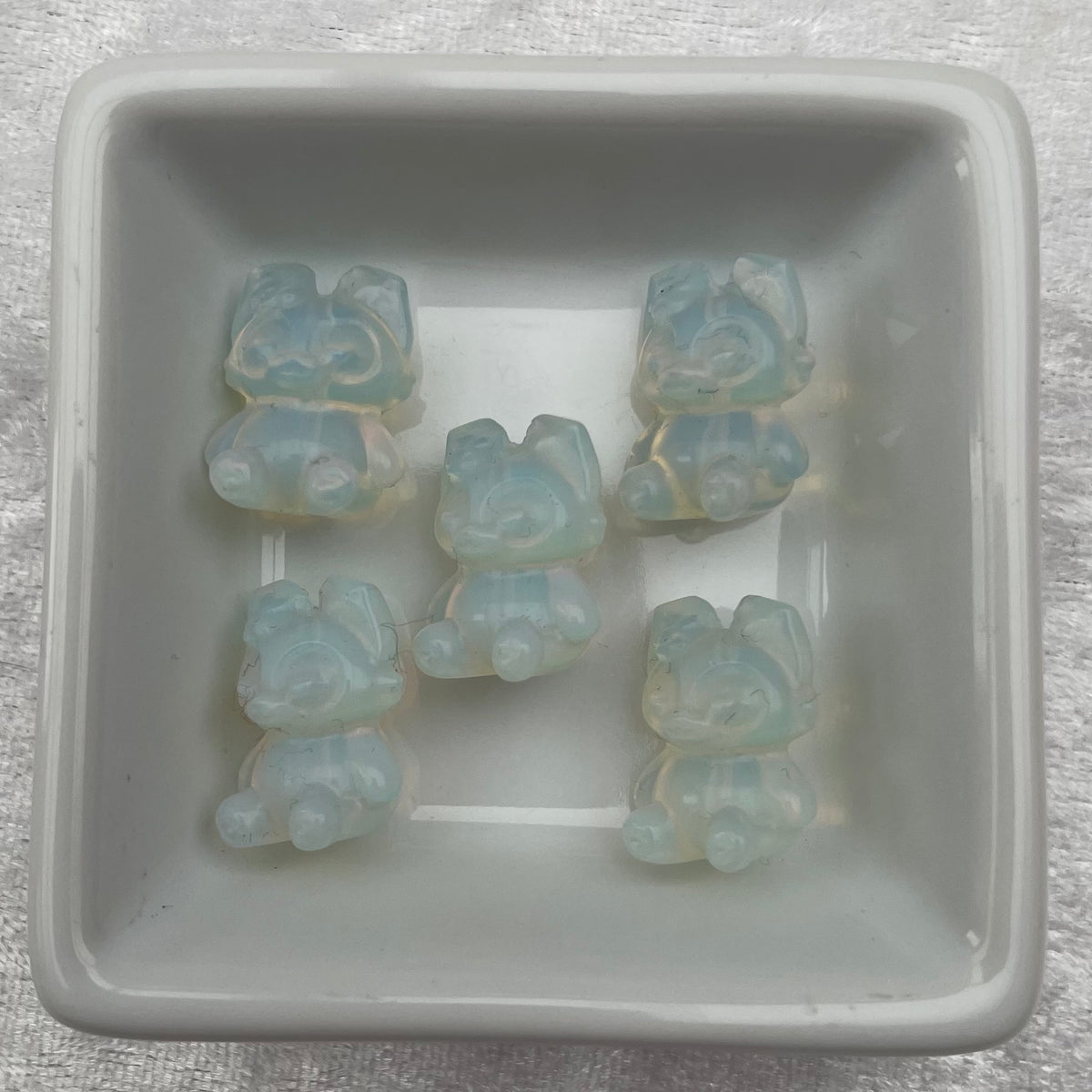 Mini Opalite LinaBell Fox Carvings