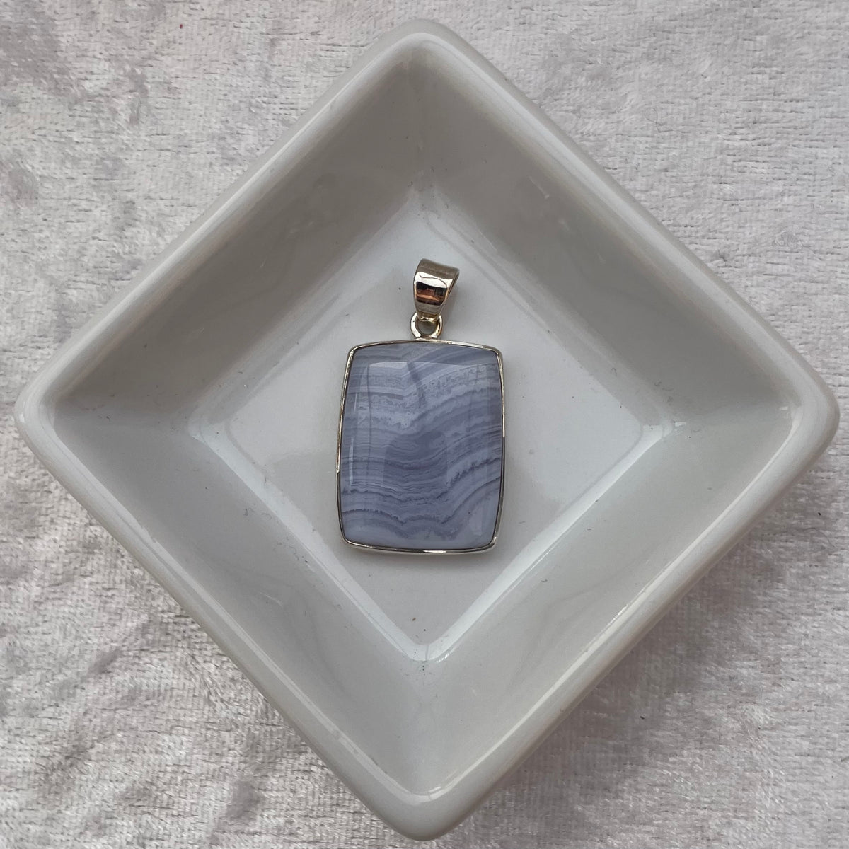 Blue Lace Agate Pendant