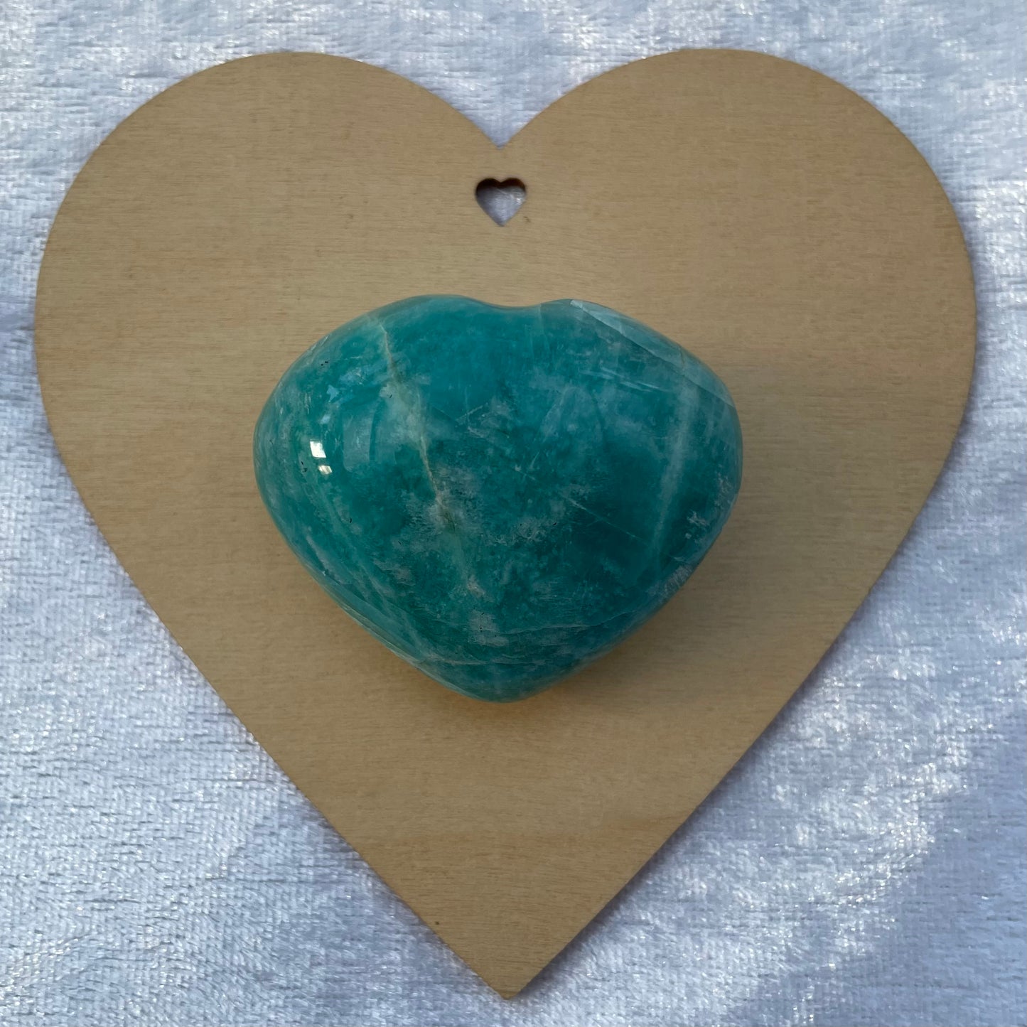 Amazonite Heart