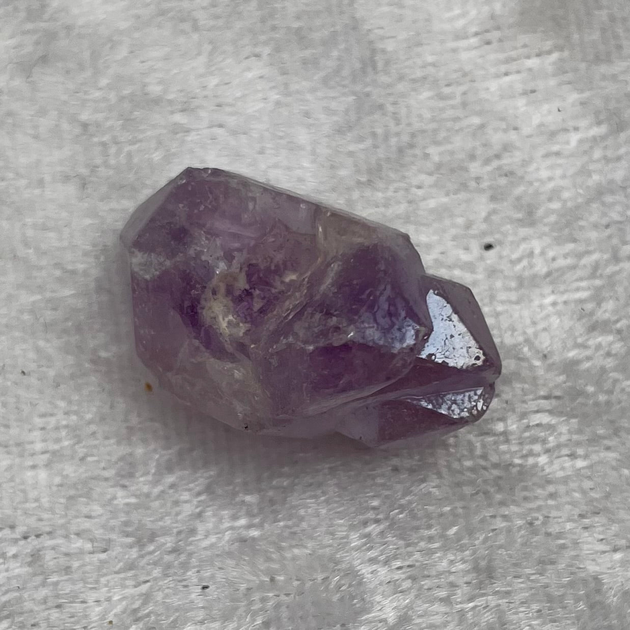 Mini Rough Amethyst Aura Point