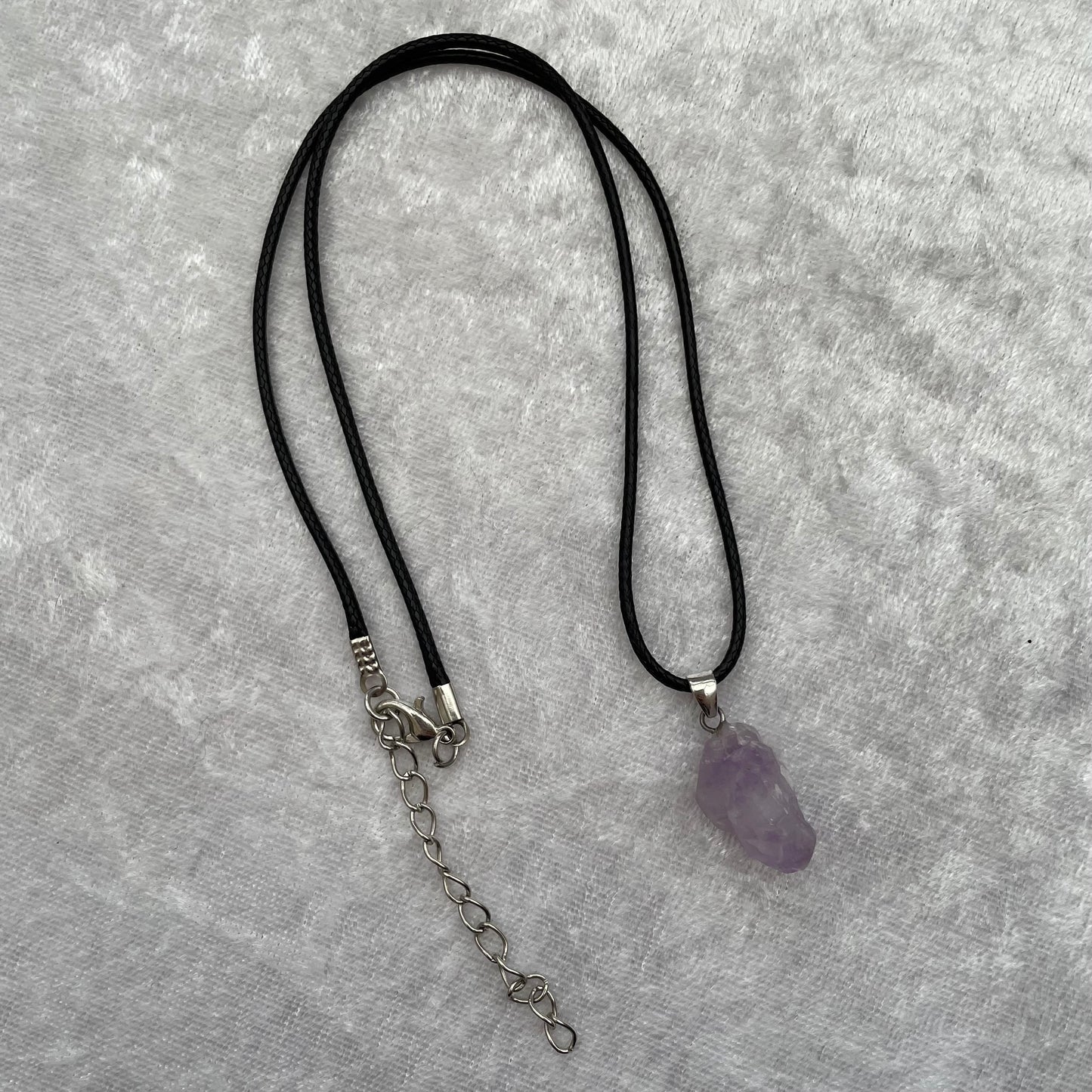 Rough Amethyst Necklace