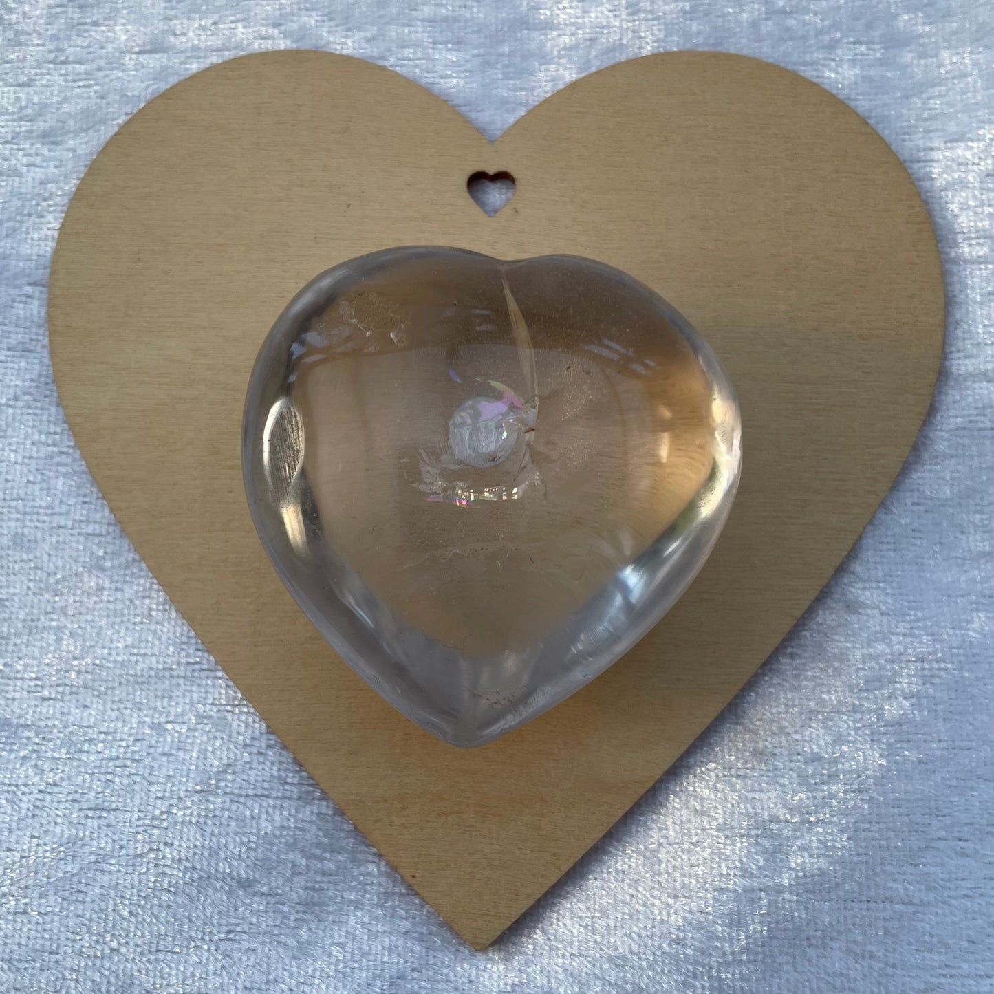 Clear Quartz Heart