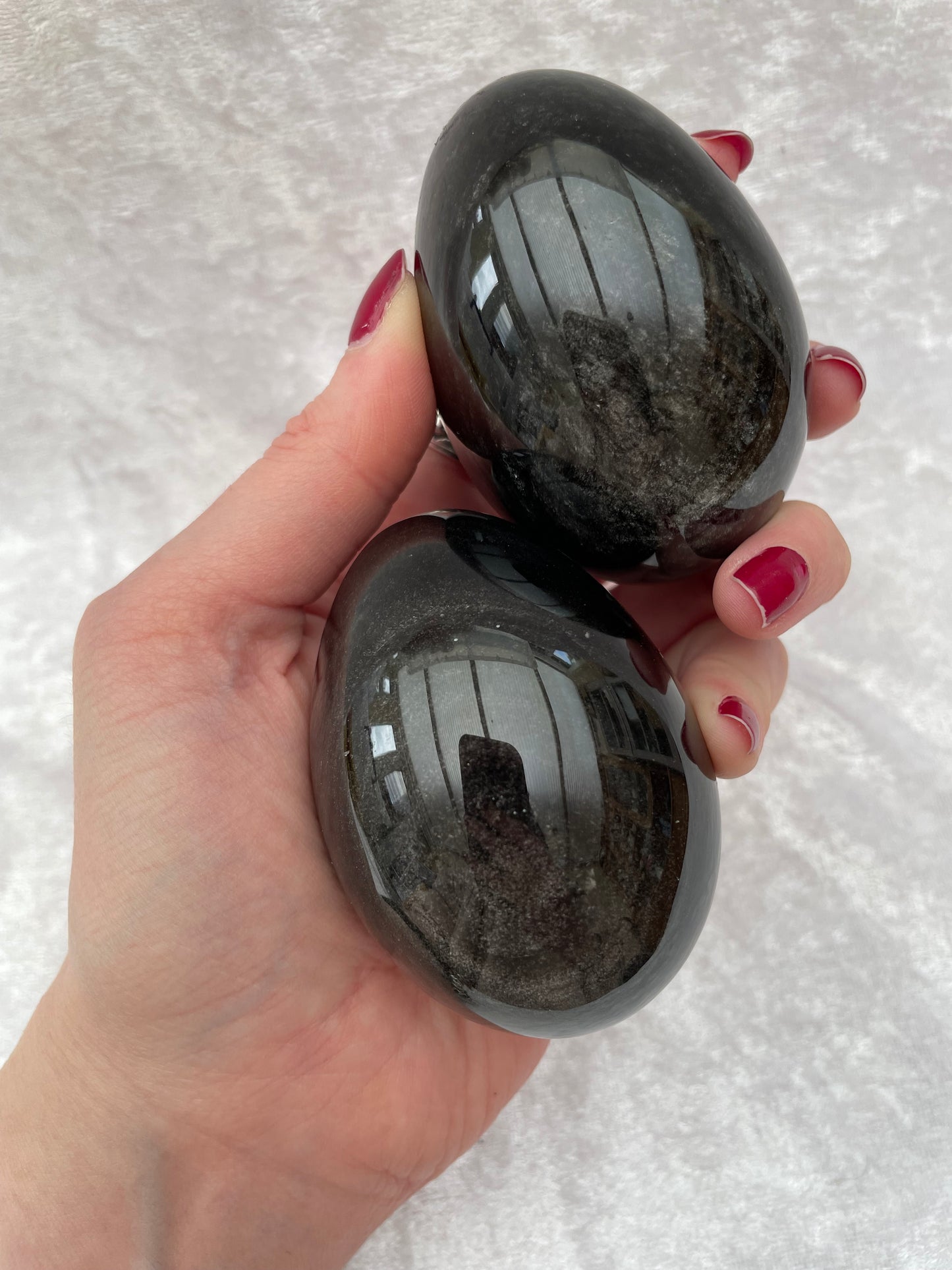 Sheen Obsidian Eggs