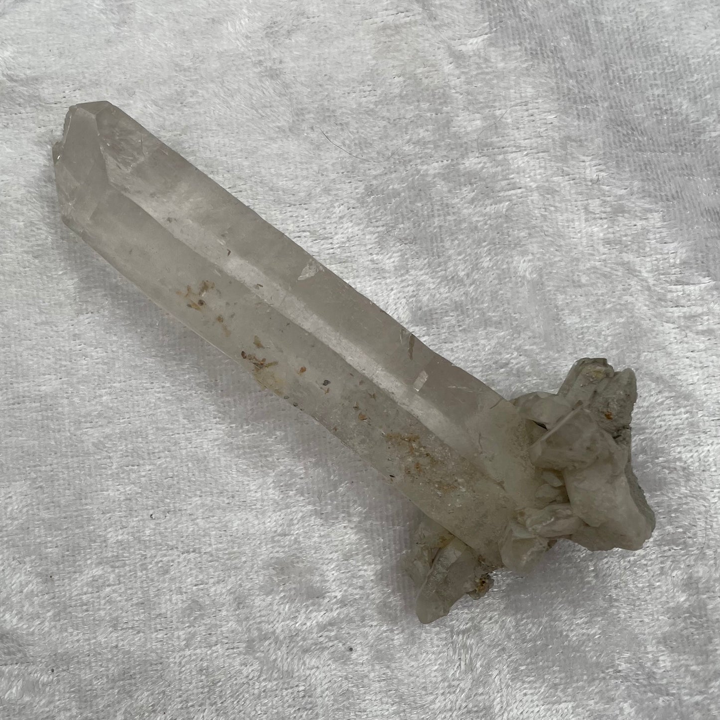 Clear Quartz Point Cluster