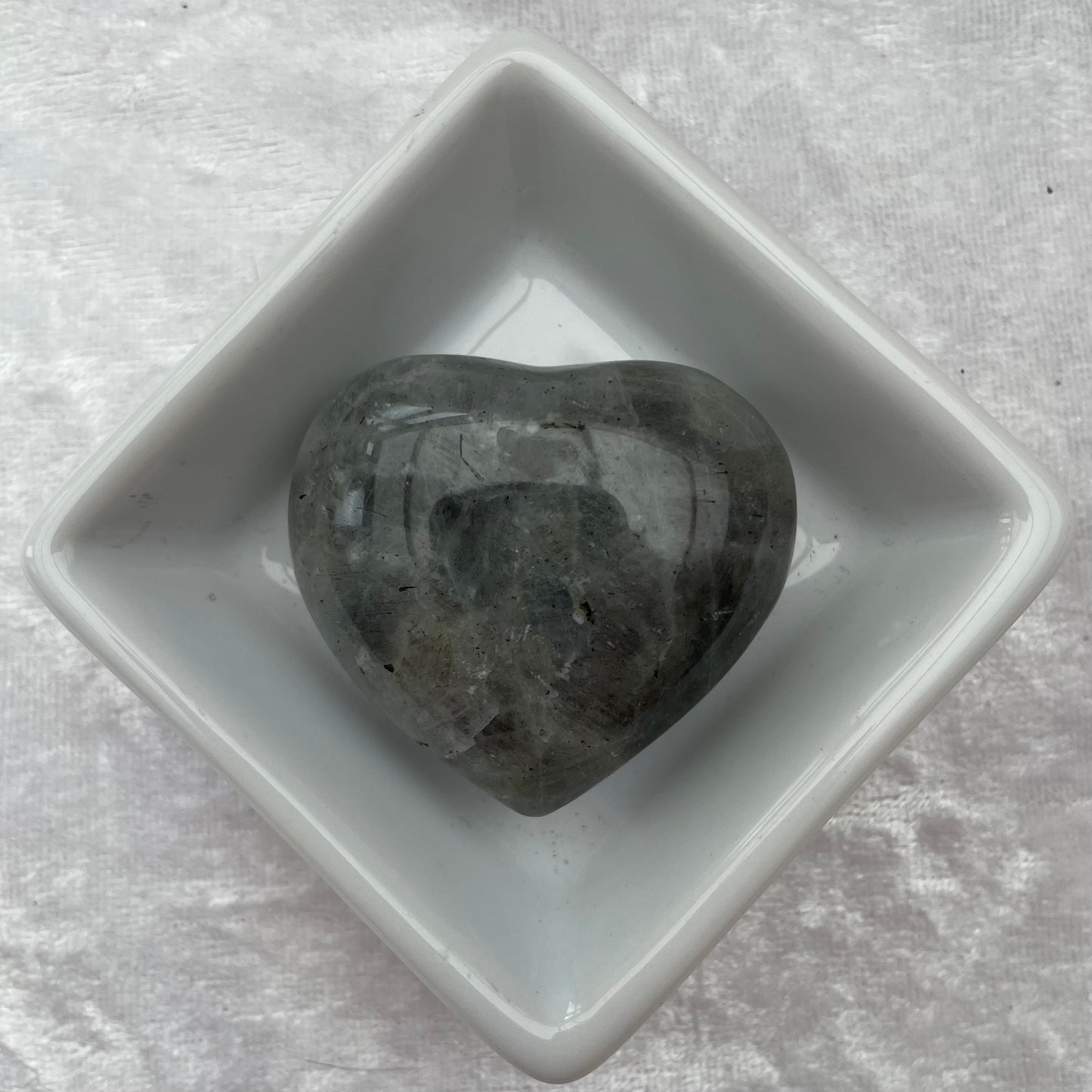 Labradorite Heart