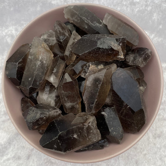 Rough Smoky Quartz Points