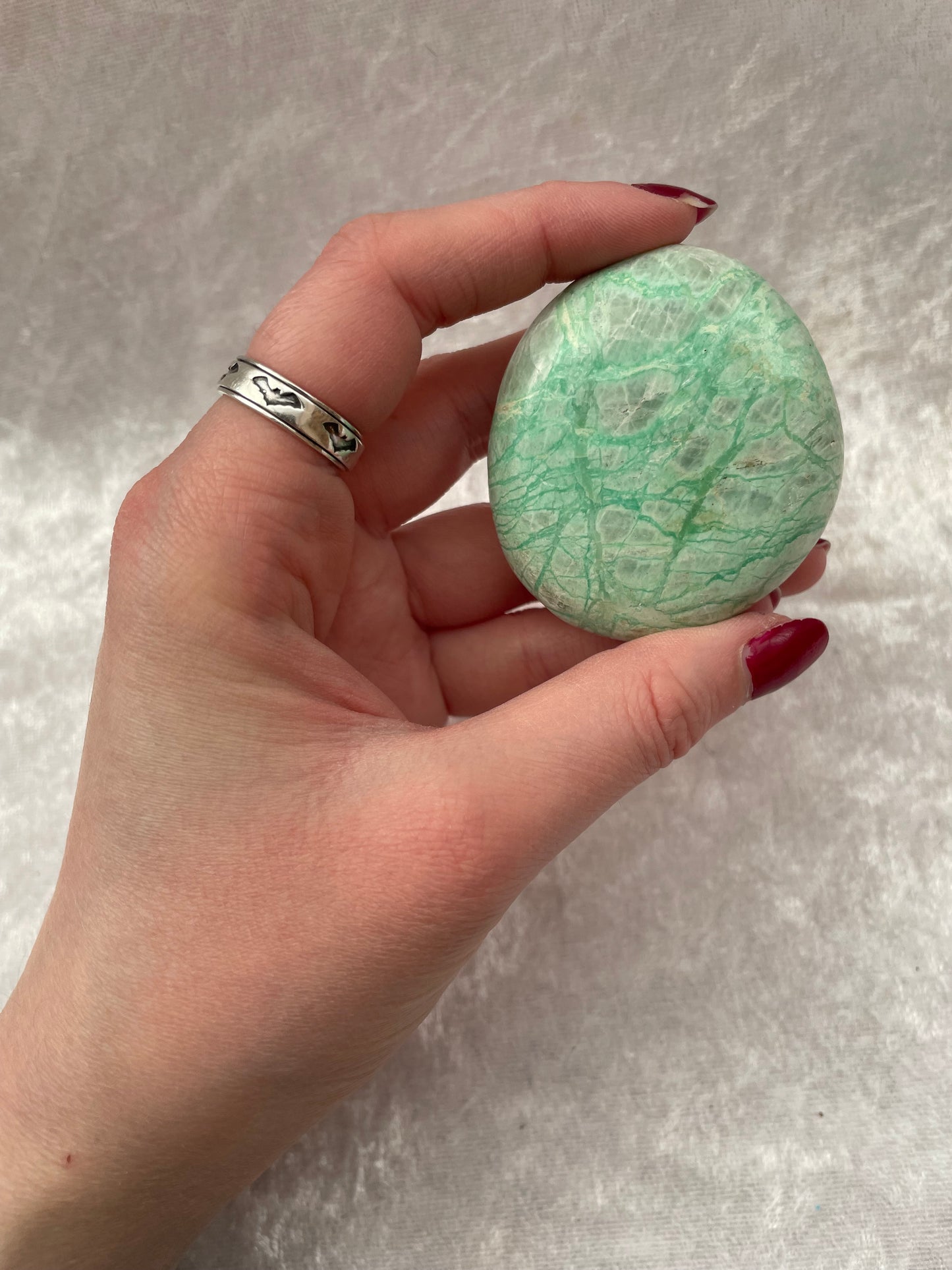 Green Fuchsite Palmstone