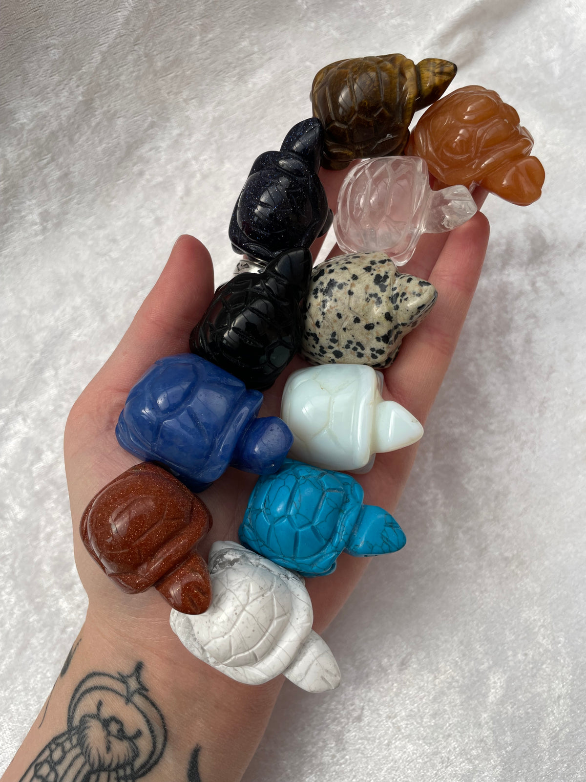 Crystal Tortoise Carvings