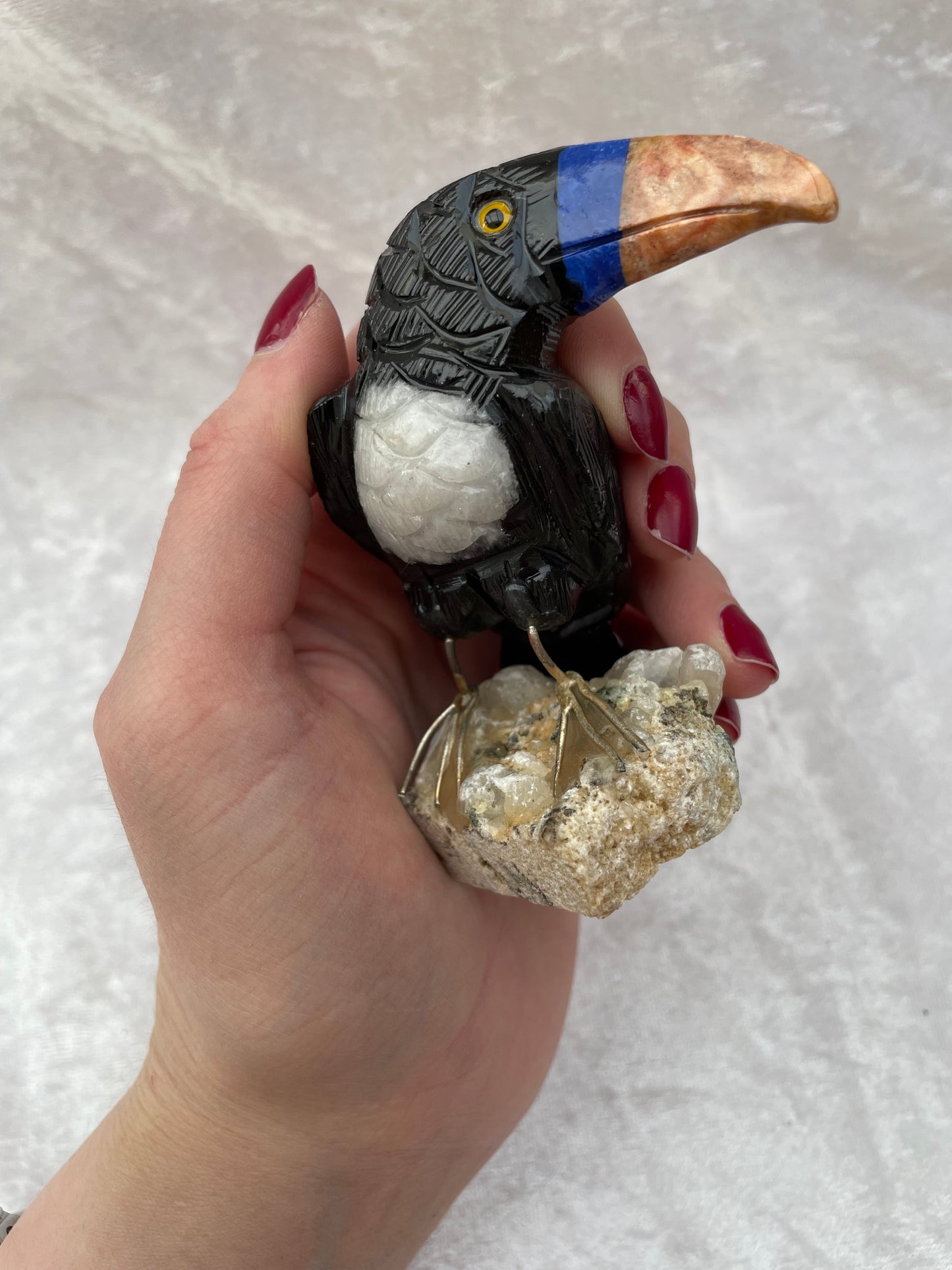 Crystal Toucan in Multiple Stones