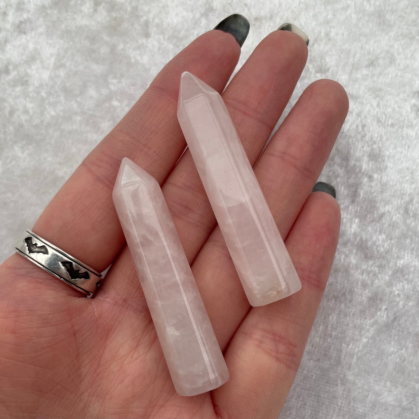 Mini Rose Quartz Tower Points