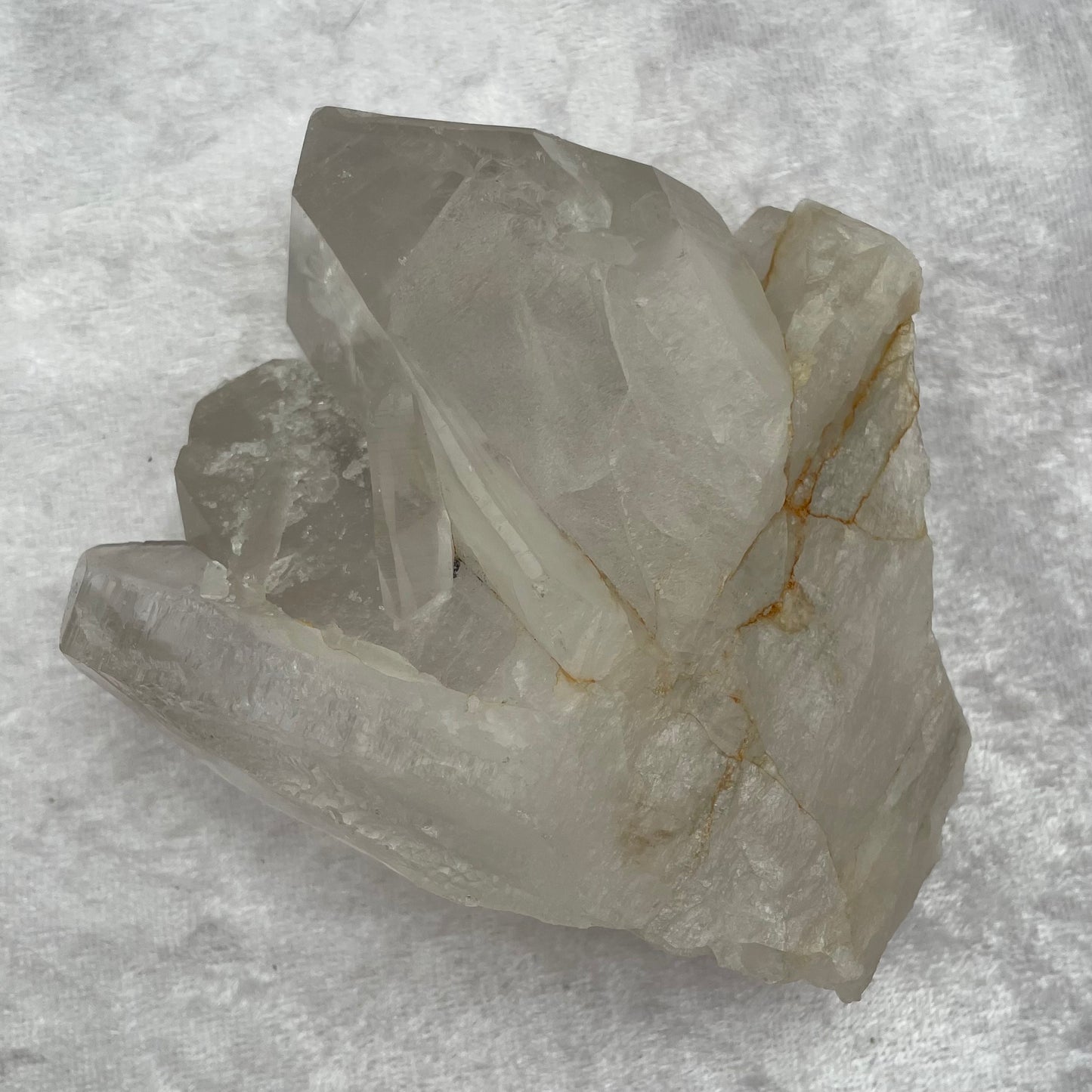 Clear Quartz Point Cluster