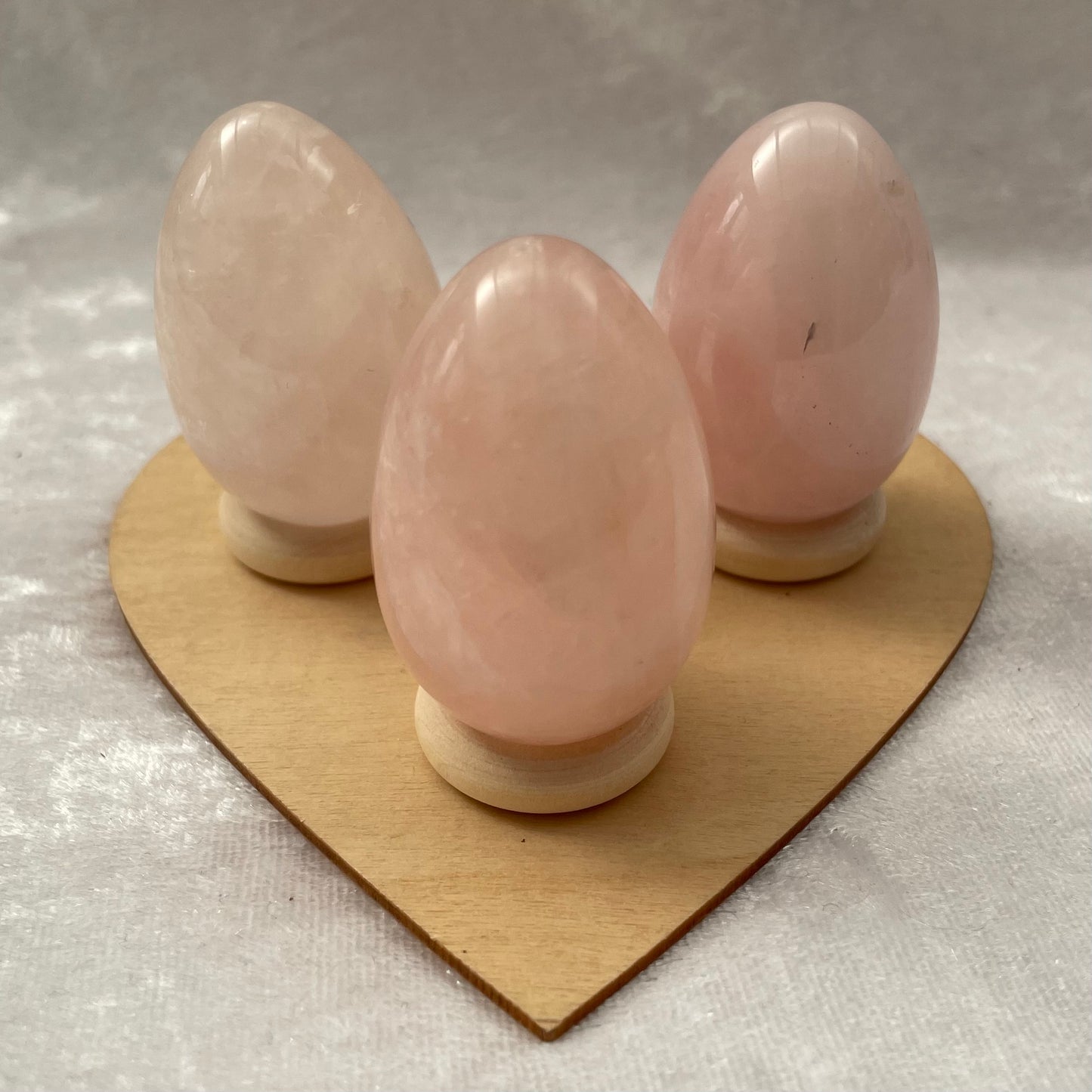 Rose Quartz Eggs