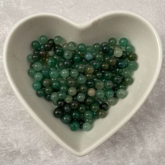 Tiny Green Aventurine Spheres