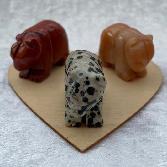 Crystal Bear Carvings